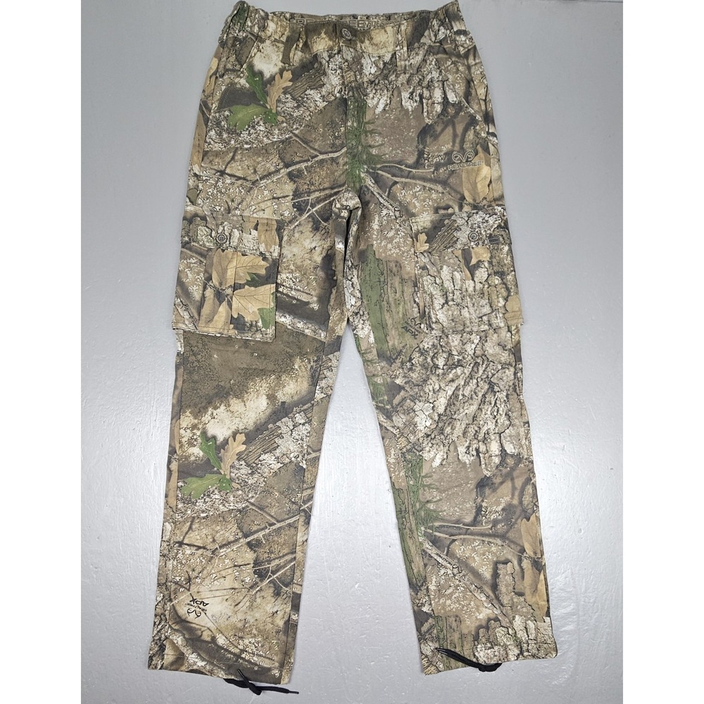 Realtree Hunting Pants Mens Small APX Camouflage‎ Cargo Outdoor Workwear